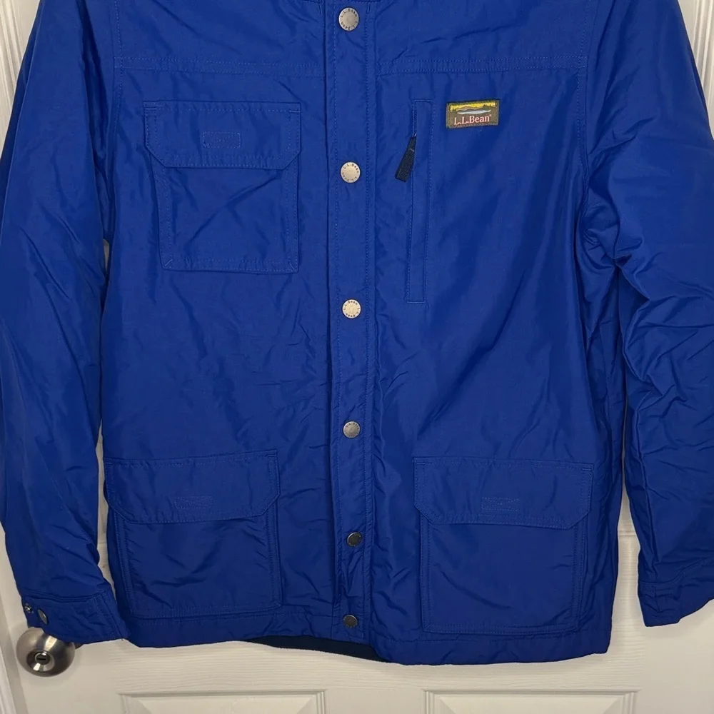L.L. Bean Boys Blue Hooded Jacket